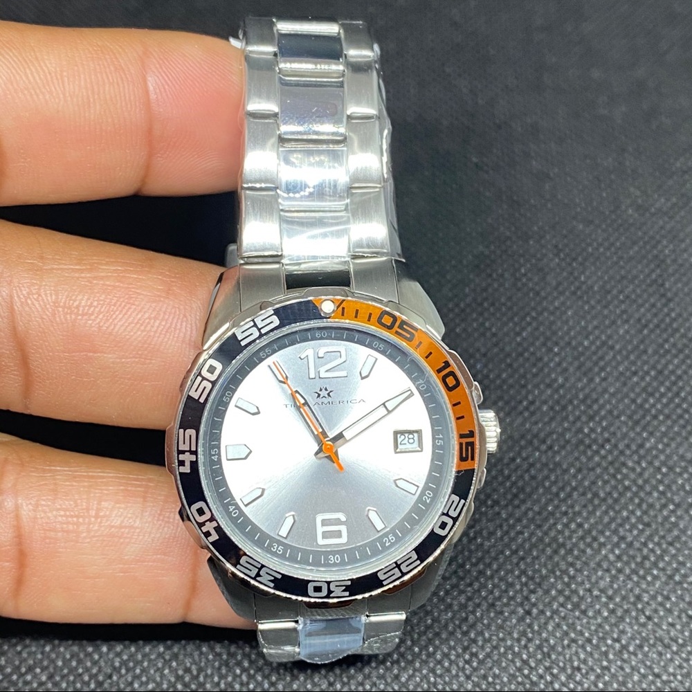 Time America Professional Chrome Watch 36mm